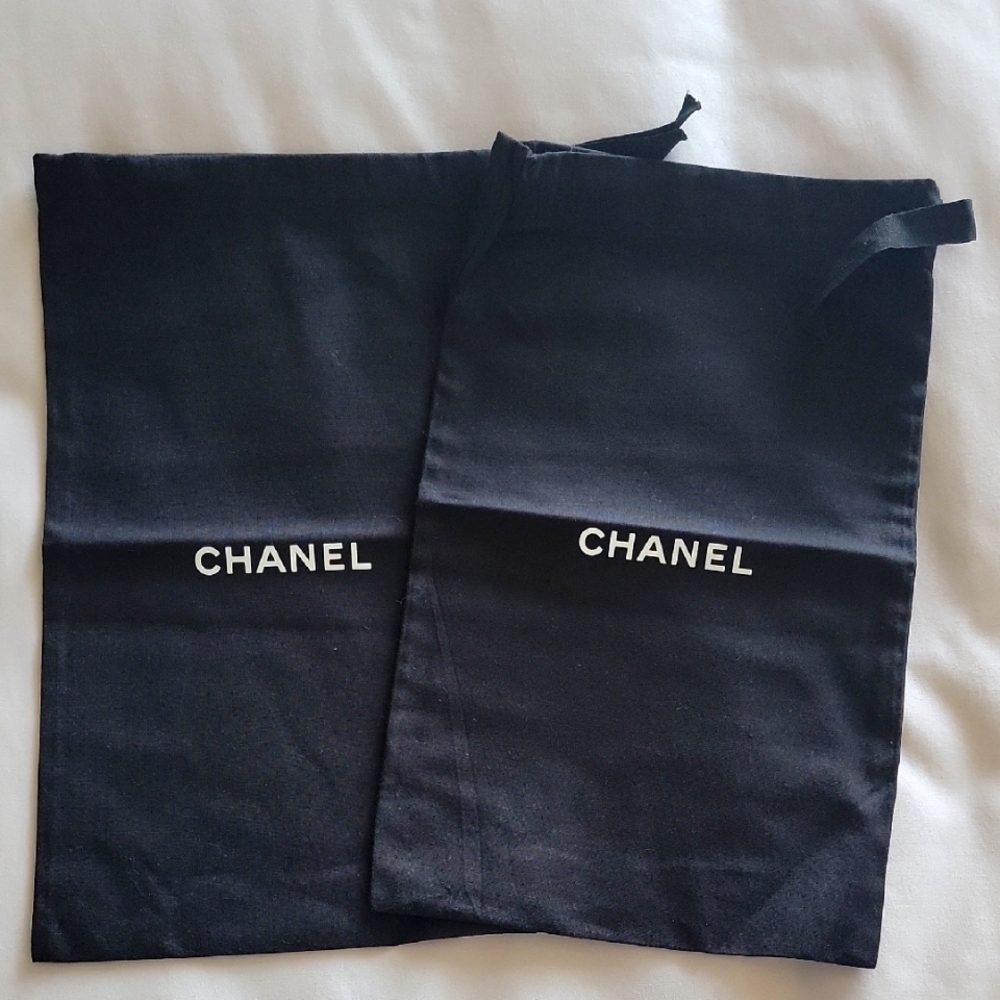 Chanel Black Fabric Dust Bags
